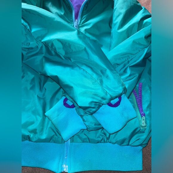 Vintage COLUMBIA 90s Oversized Reversible Windbreaker Jacket Medium Retro Ski XL - Picture 13 of 16